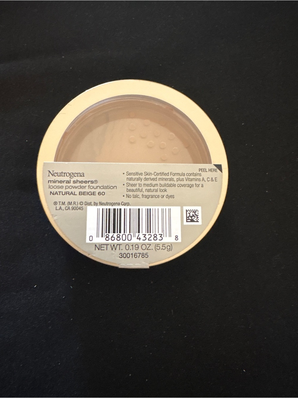 NEW Neutrogena Mineral Sheers Loose Powder Foundation Natural Beige 60 Sealed - Picture 3 of 3